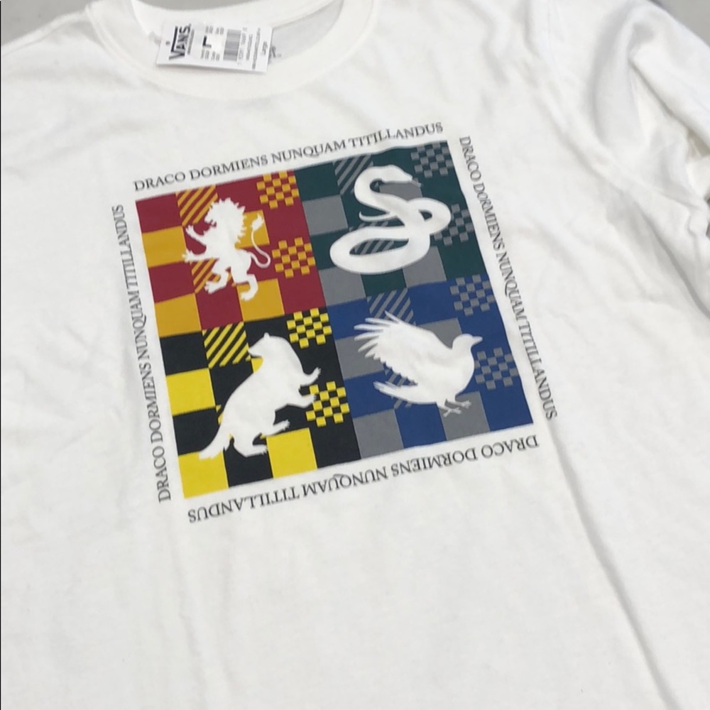 Vans x harry potter house LS tee multiple sizes!